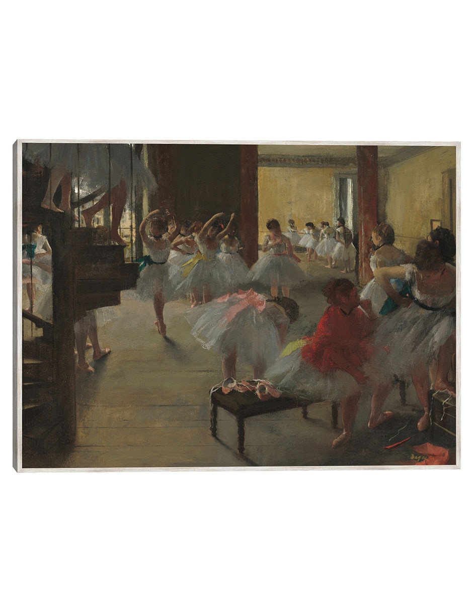 Cuadro decorativo La Clase de Baile, C. 1873 técnica mixta Danza