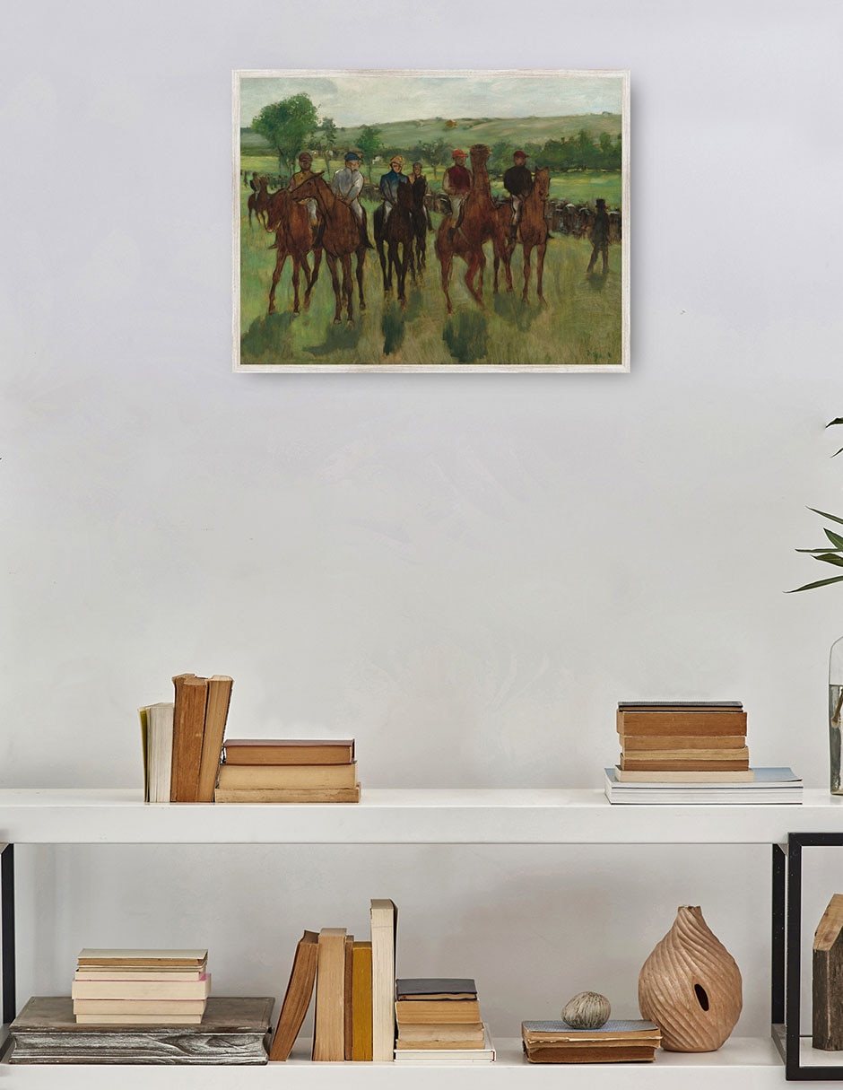 Cuadro decorativo Los Jinetes (C.1885) técnica mixta Deportes 2