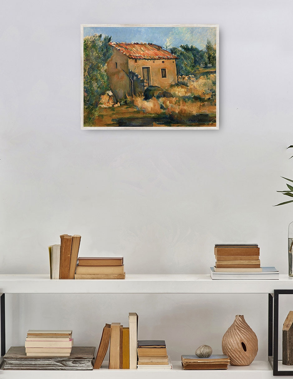 Cuadro decorativo Casa Abandonada Cerca de Aix-En-Provence (1885-1887) técnica mixta Campos 2