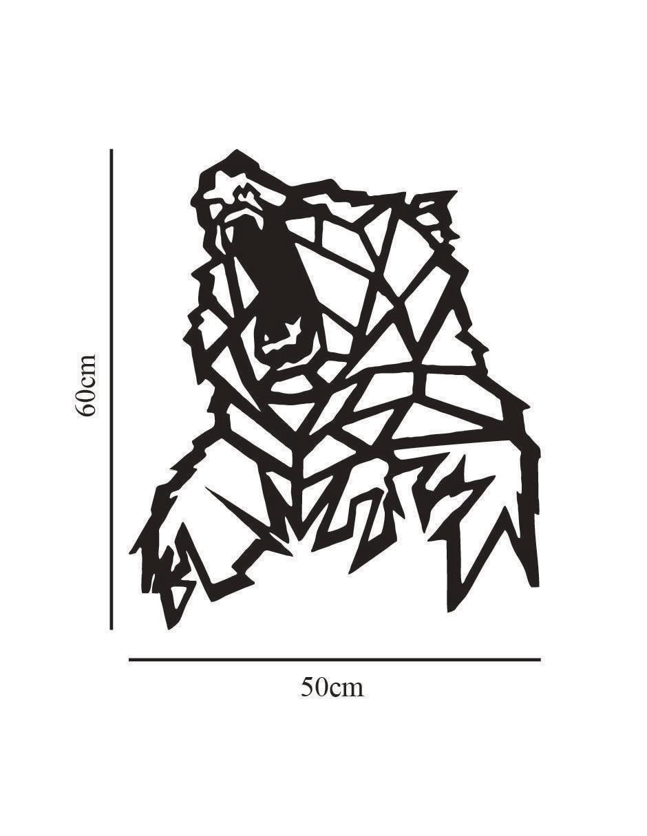 Figura decorativa asimétrico Oso Agresivo 5