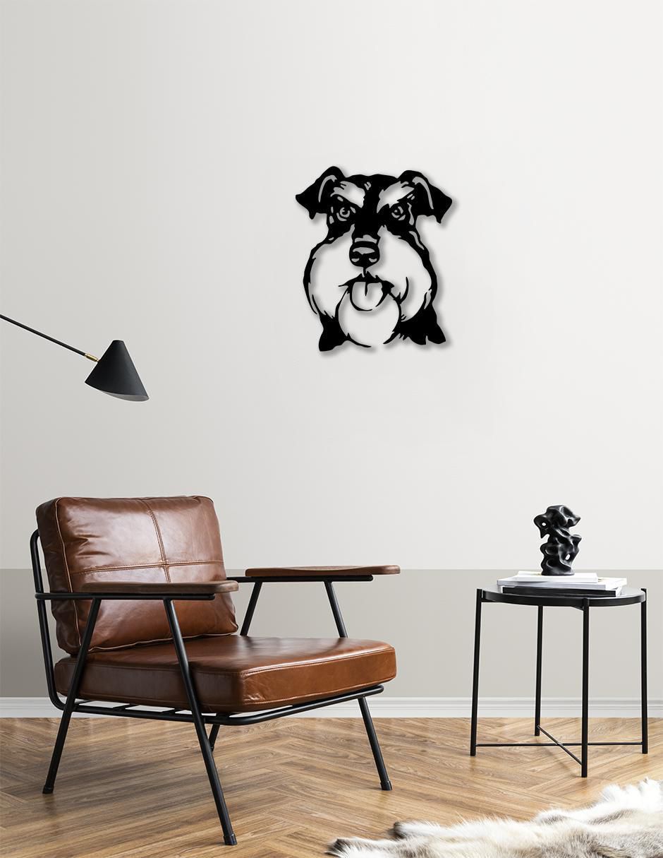 Figura decorativa asimétrico Schnauzer 3