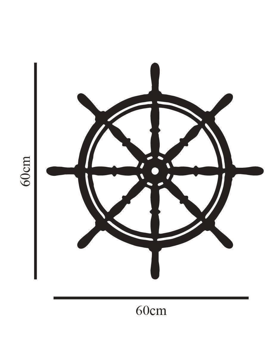 Figura decorativa asimétrico Timón Barco 5