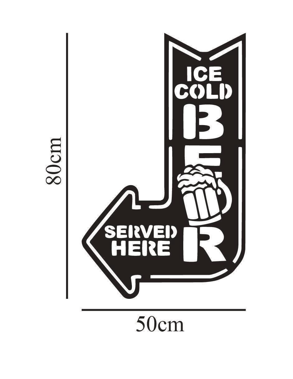 Figura decorativa asimétrico Ice Cold Beer 6