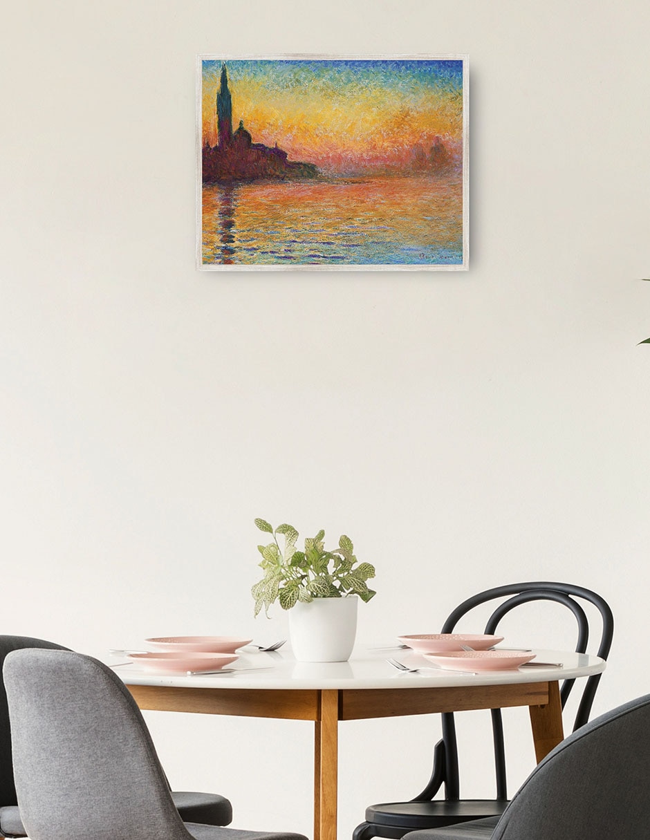 Cuadro decorativo Atardecer en Venecia técnica mixta 2