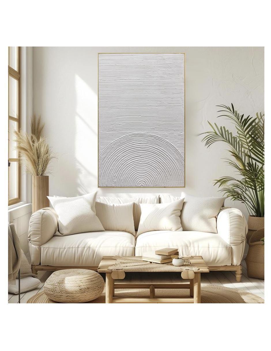 Pintura Silencio Concéntrico técnica mixta Minimalista 2