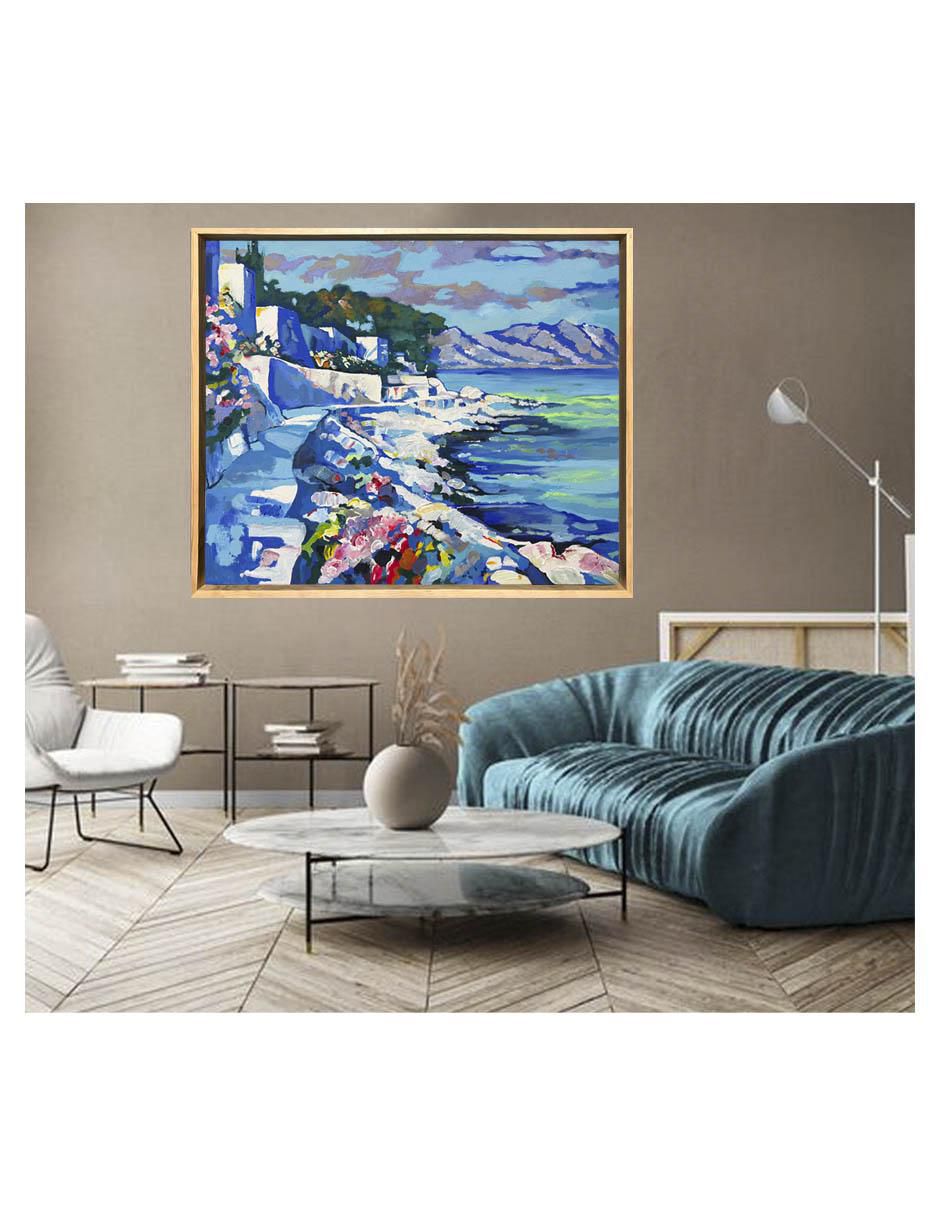Pintura Capri II técnica acrílico Paisaje 3