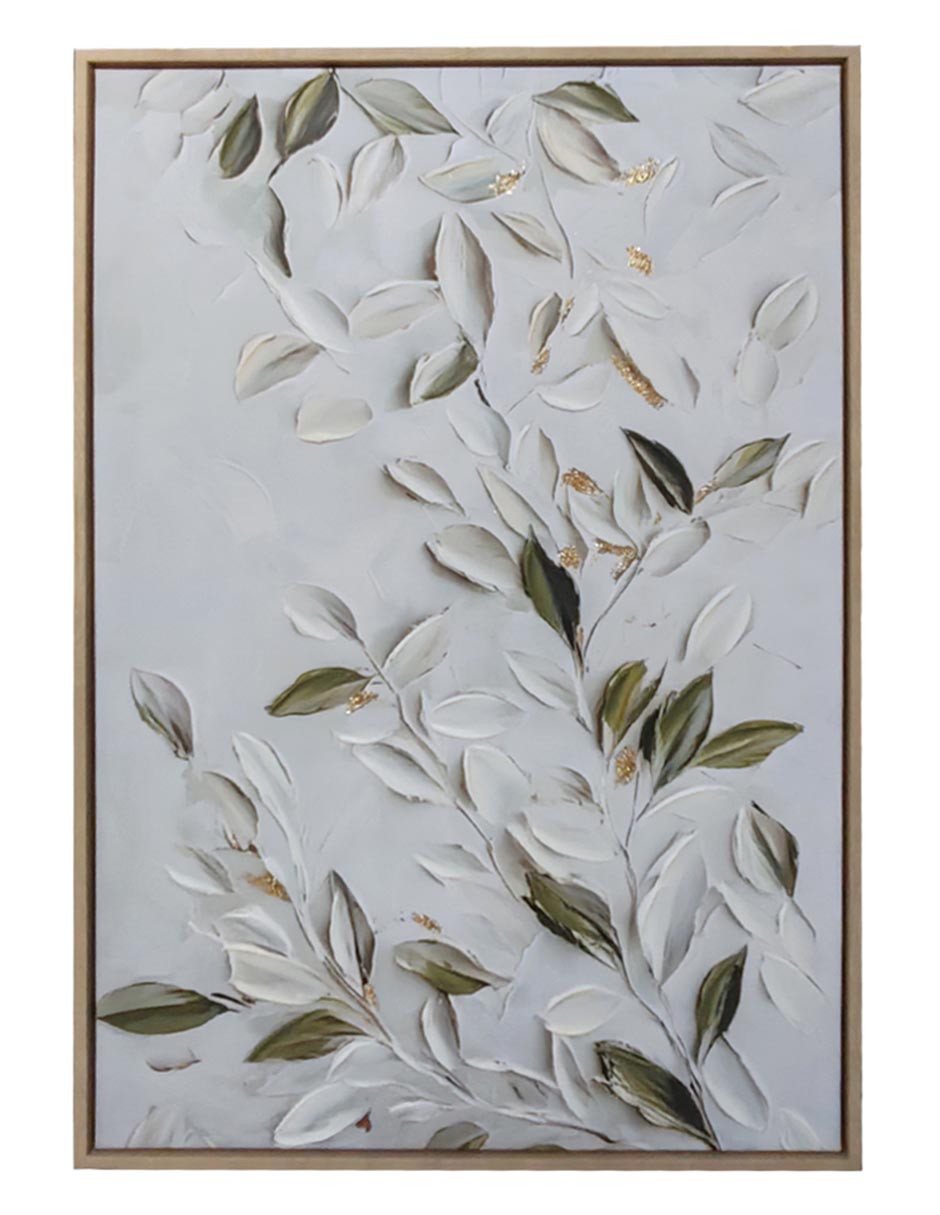 Pintura Pastel Flowers técnica impresión con óleo