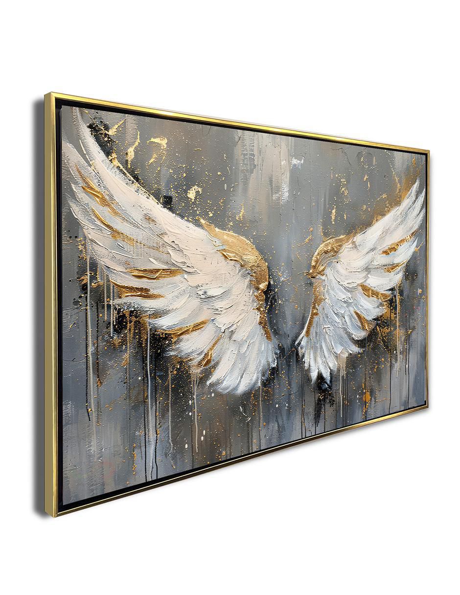 Pintura Alas de Ángel técnica polioleo