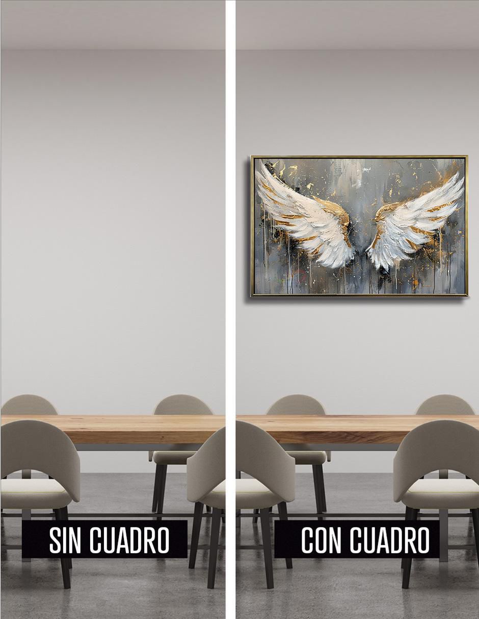 Pintura Alas de Ángel técnica polioleo 4