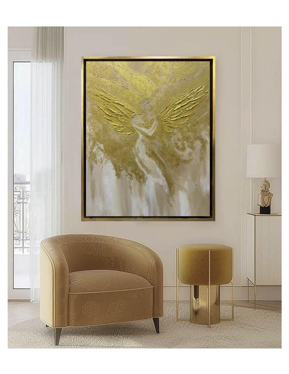 Pintura Self Protection técnica mixta Oro 2