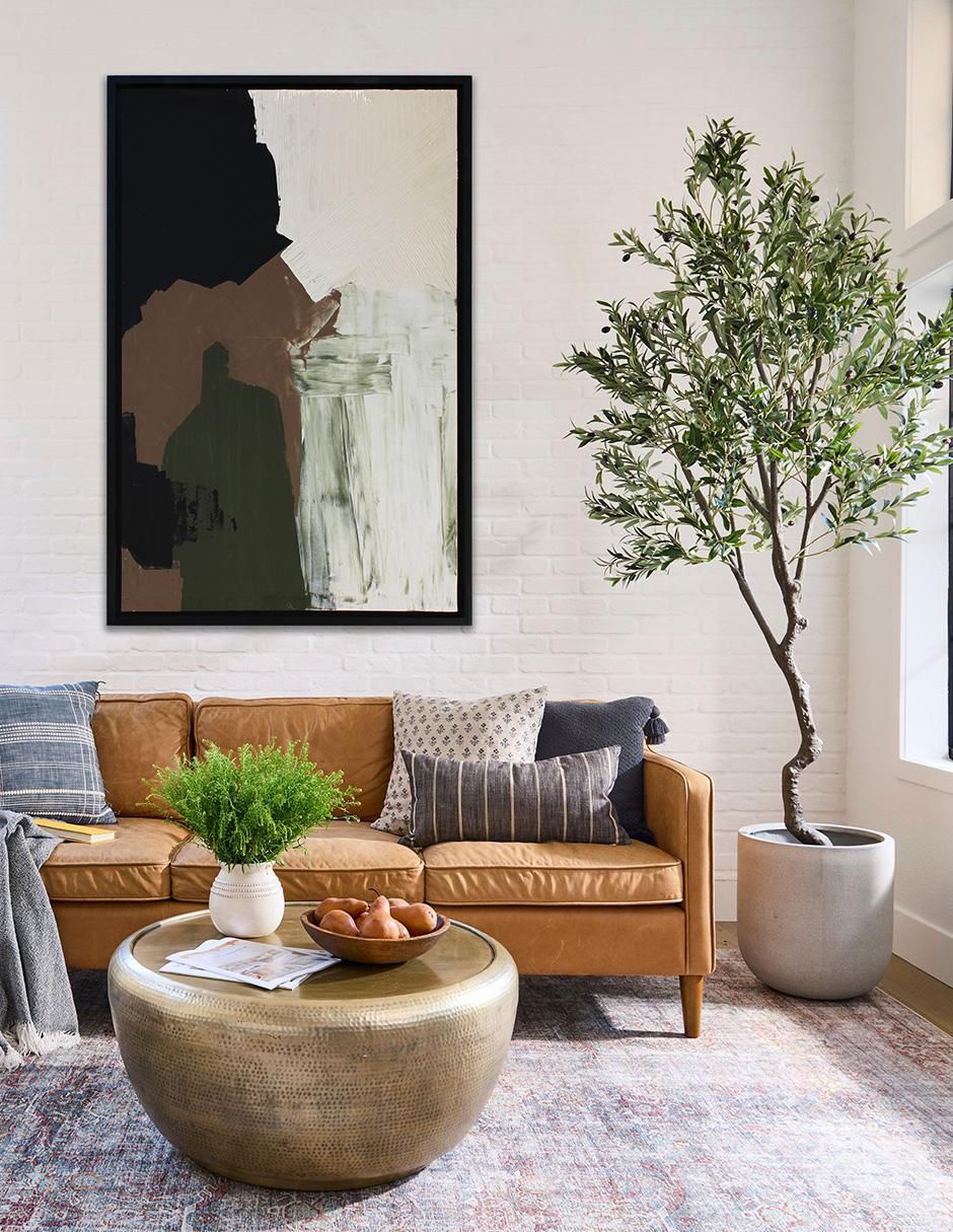 Cuadro decorativo brown & white 4