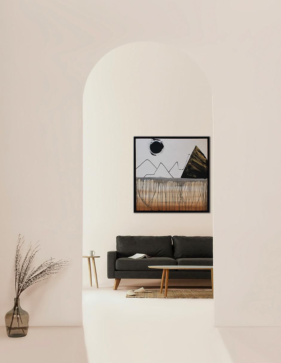 Cuadro decorativo desierto abstracto 4