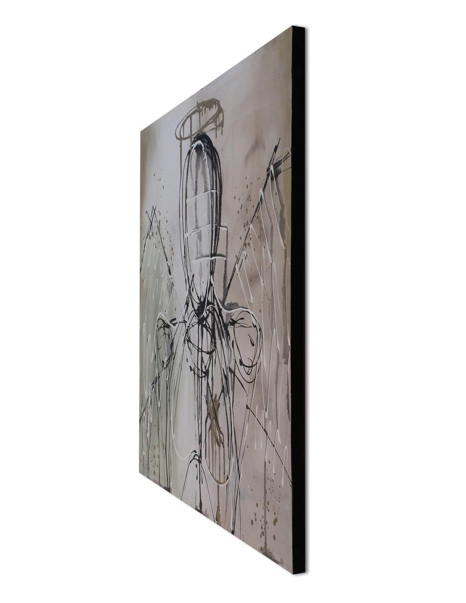 Cuadro decorativo Angel abstract 3