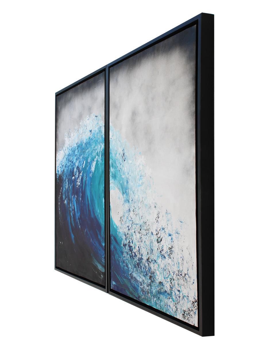 Cuadro decorativo Wave 2 piezas 2