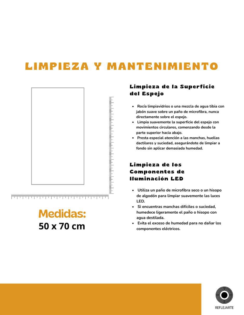 Espejo con luz 9