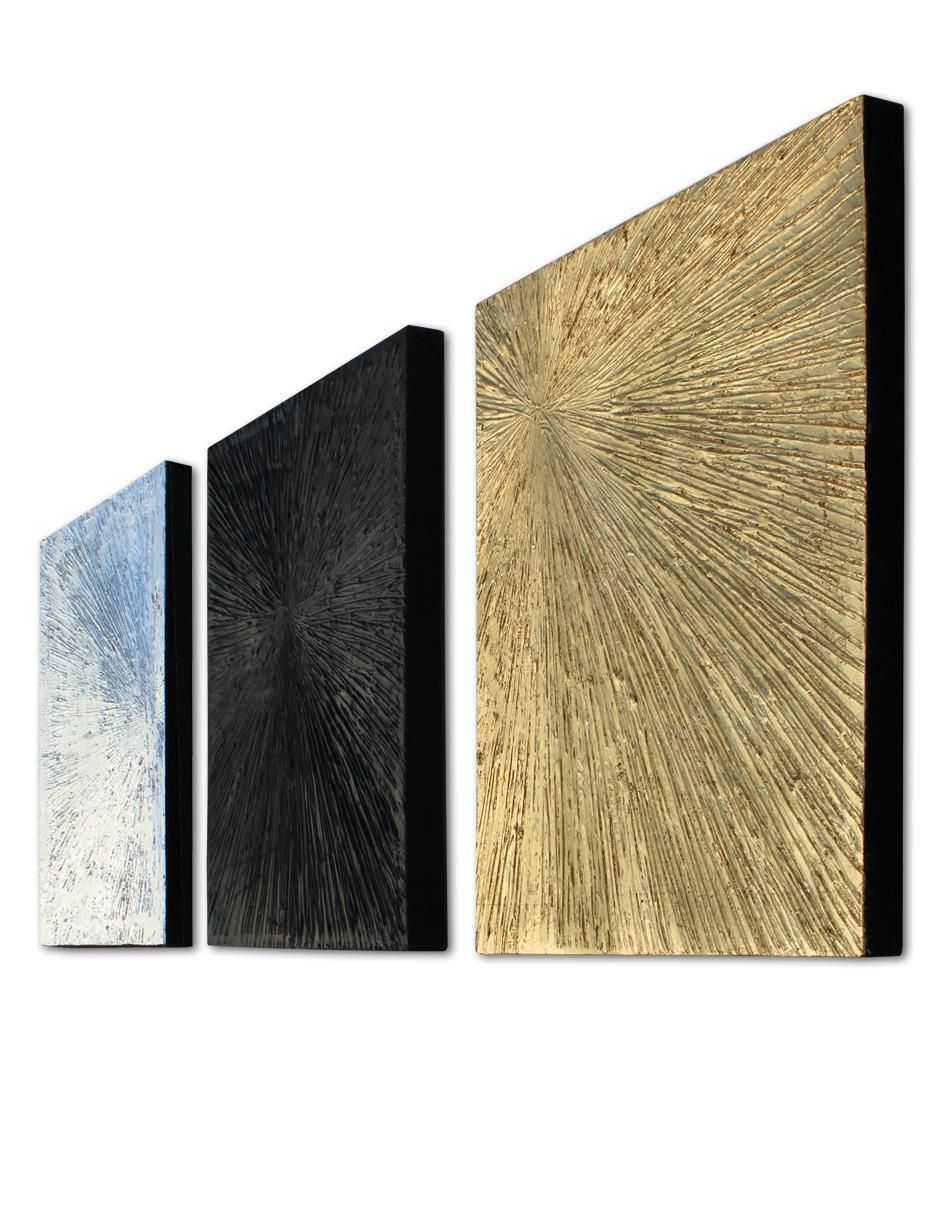 Cuadro decorativo Materia fugaz de 3 piezas