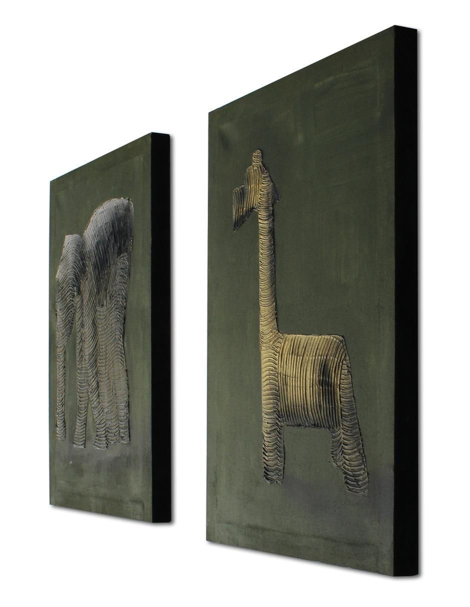 Cuadro decorativo Safari de 2 piezas 2