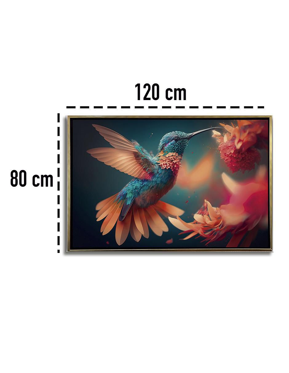 Pintura Colibrí técnica polioleo 6