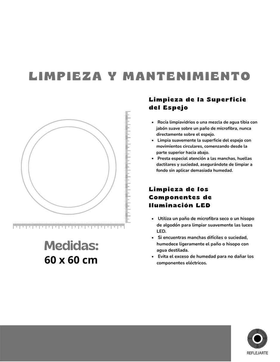 Espejo con luz 8