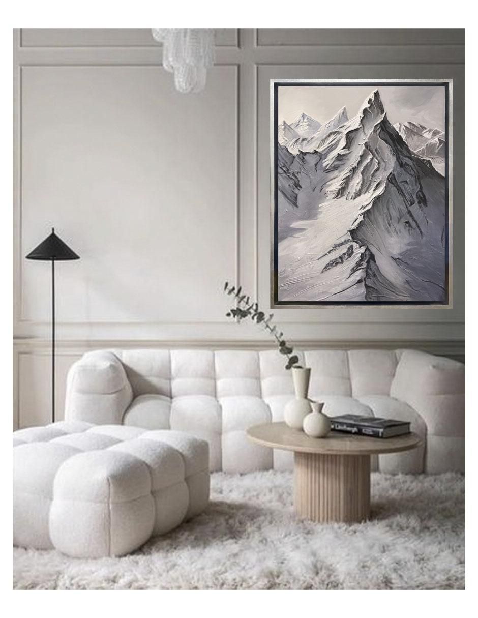 Pintura mountain "técnica" técnica mixta montañas 2