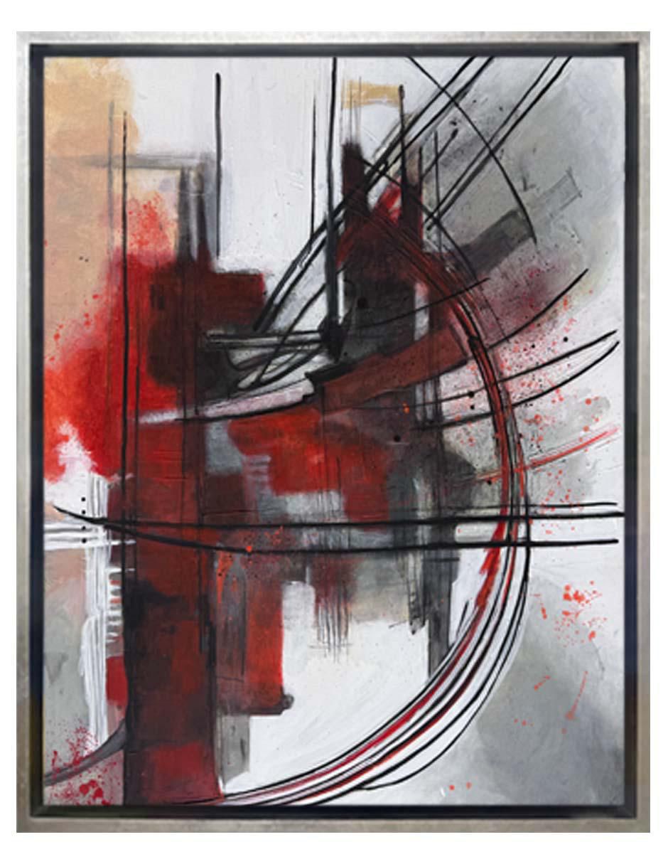 Pintura Sutura técnica acrílico Abstractos