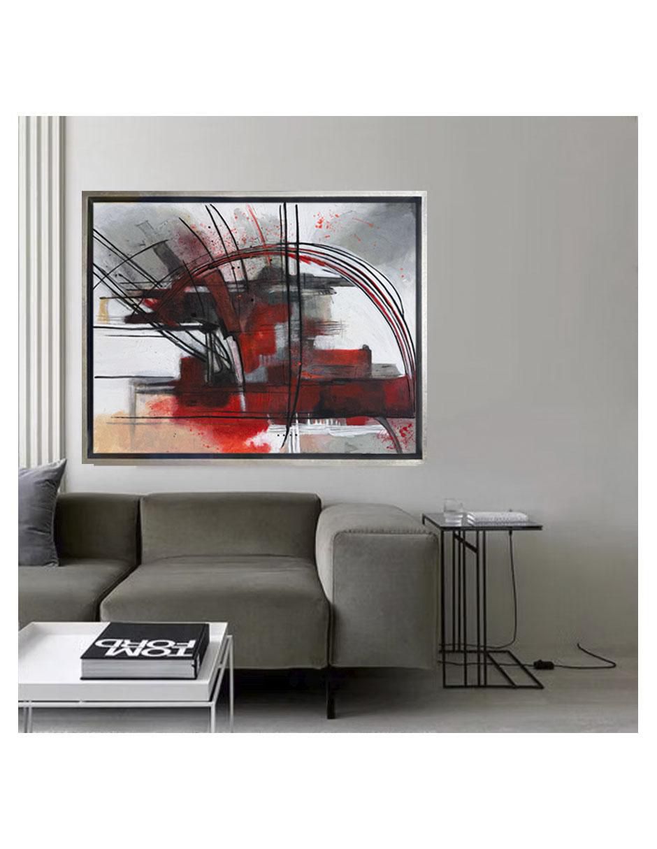 Pintura Sutura técnica acrílico Abstractos 3
