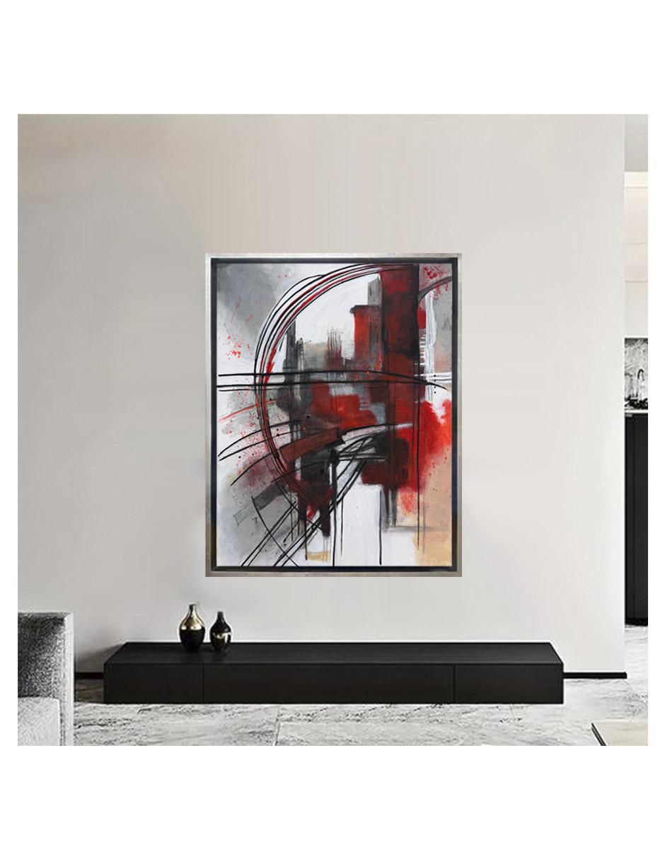 Pintura Sutura técnica acrílico Abstractos 5