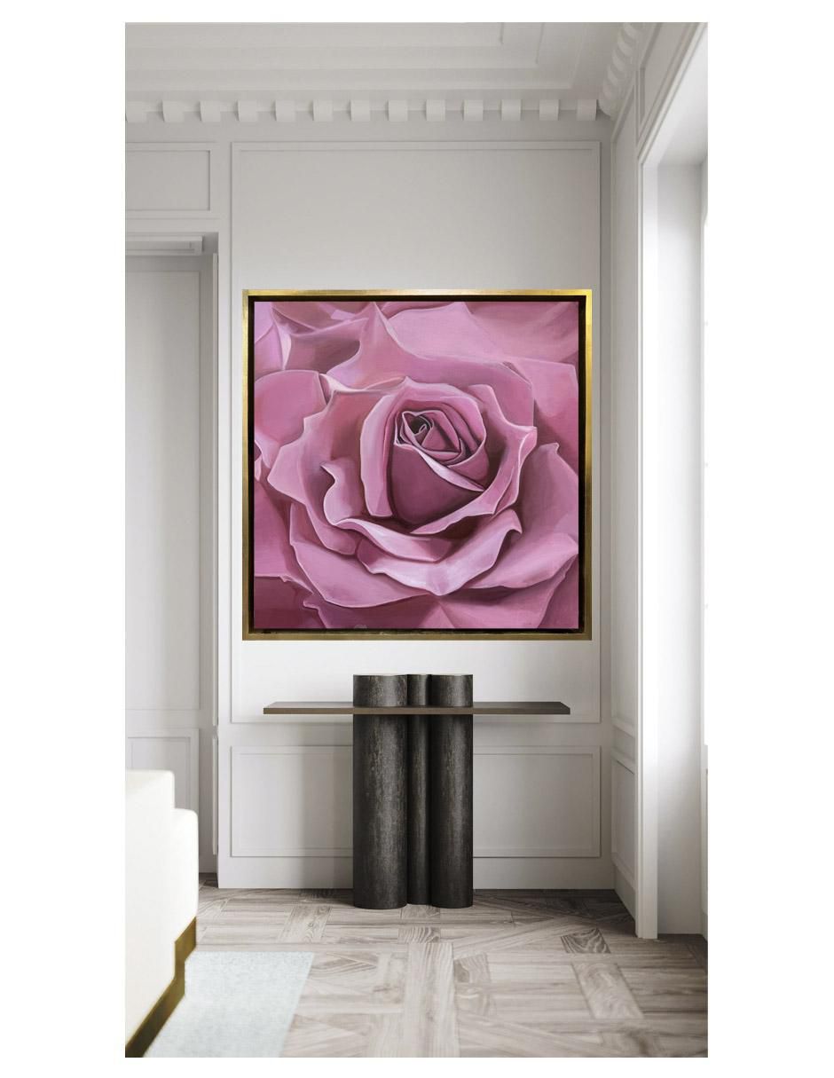 Pintura Rose Rose técnica acrílico Florales 2