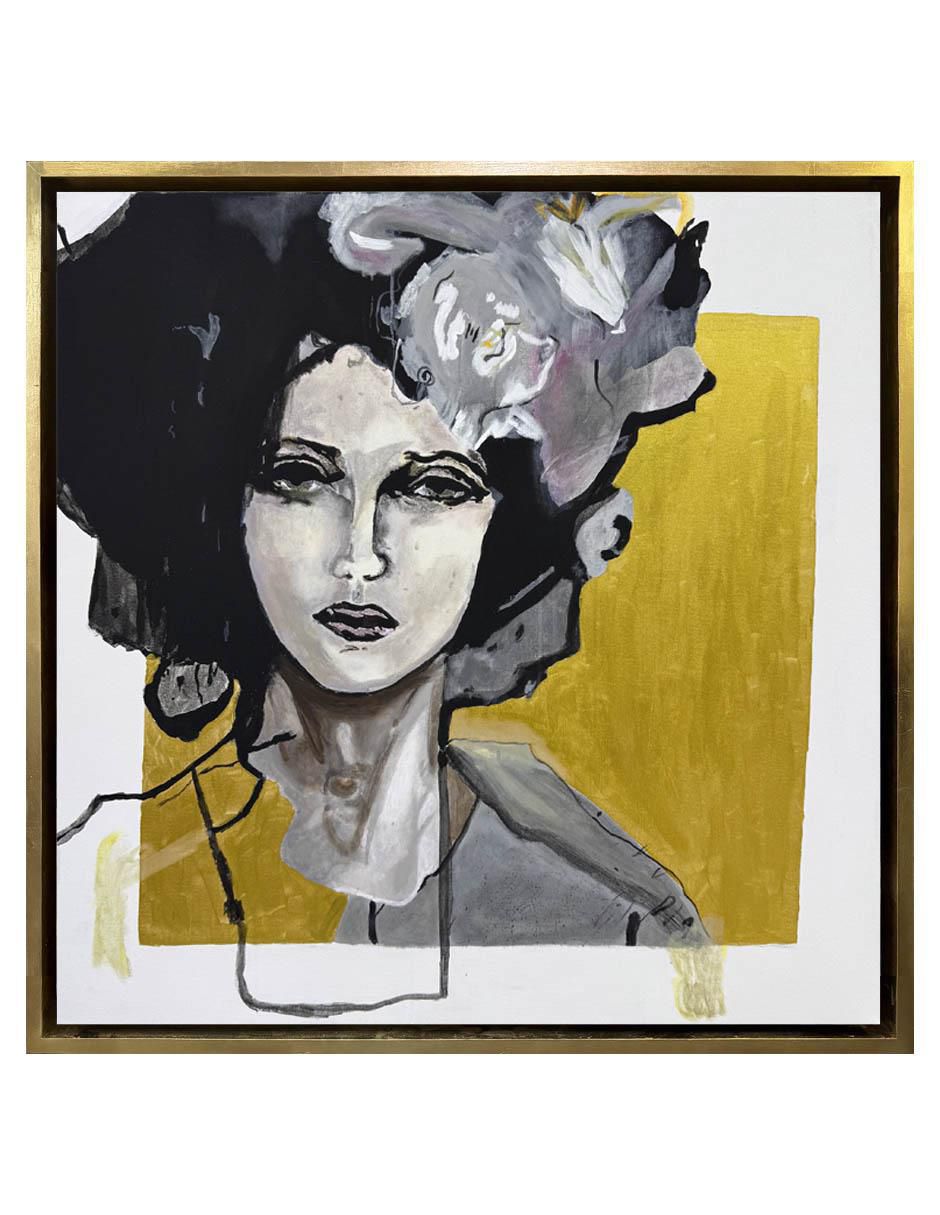 Pintura Madeline técnica mixta Pintura Madeline técnica mixta