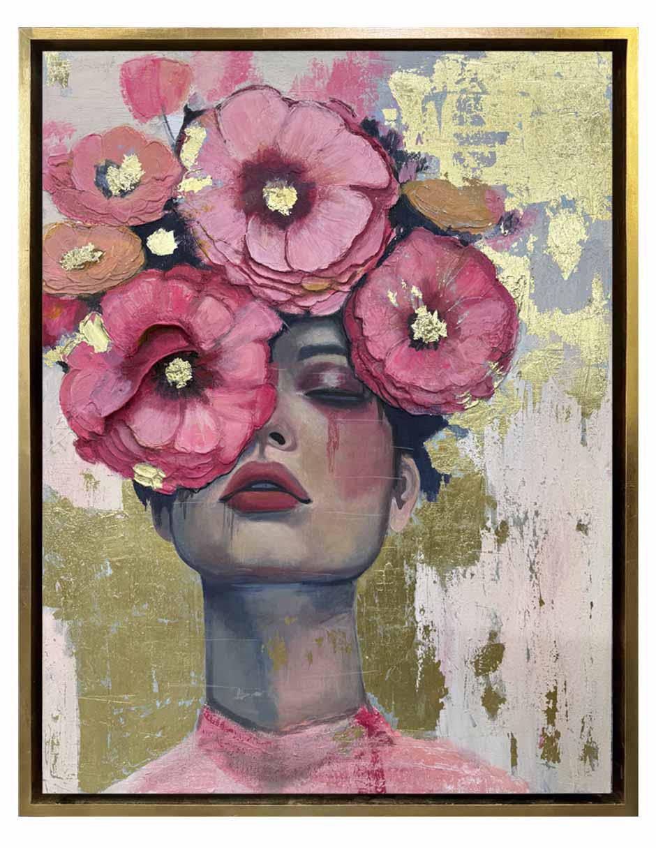 Pintura Jenni técnica acrílico Florales