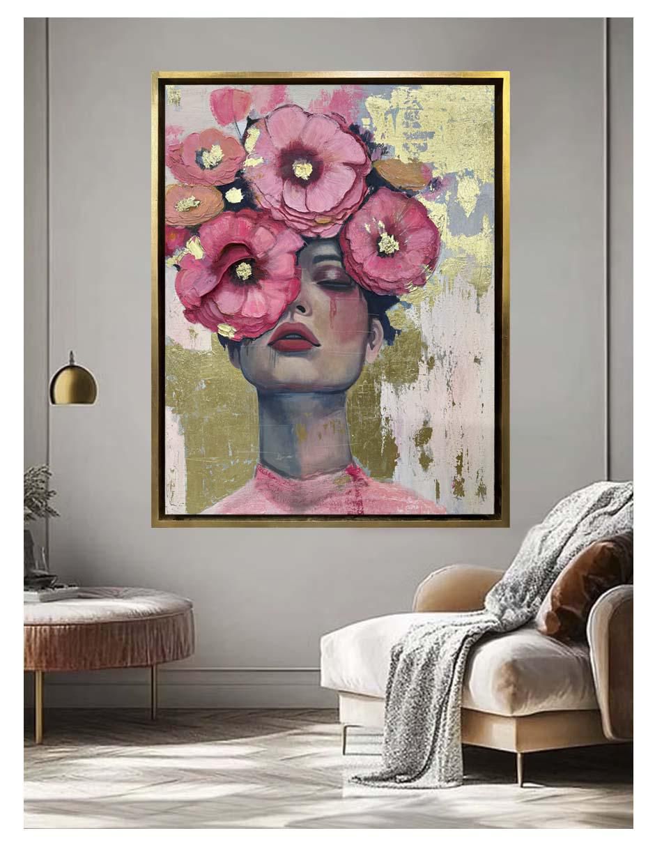 Pintura Jenni técnica acrílico Florales 2