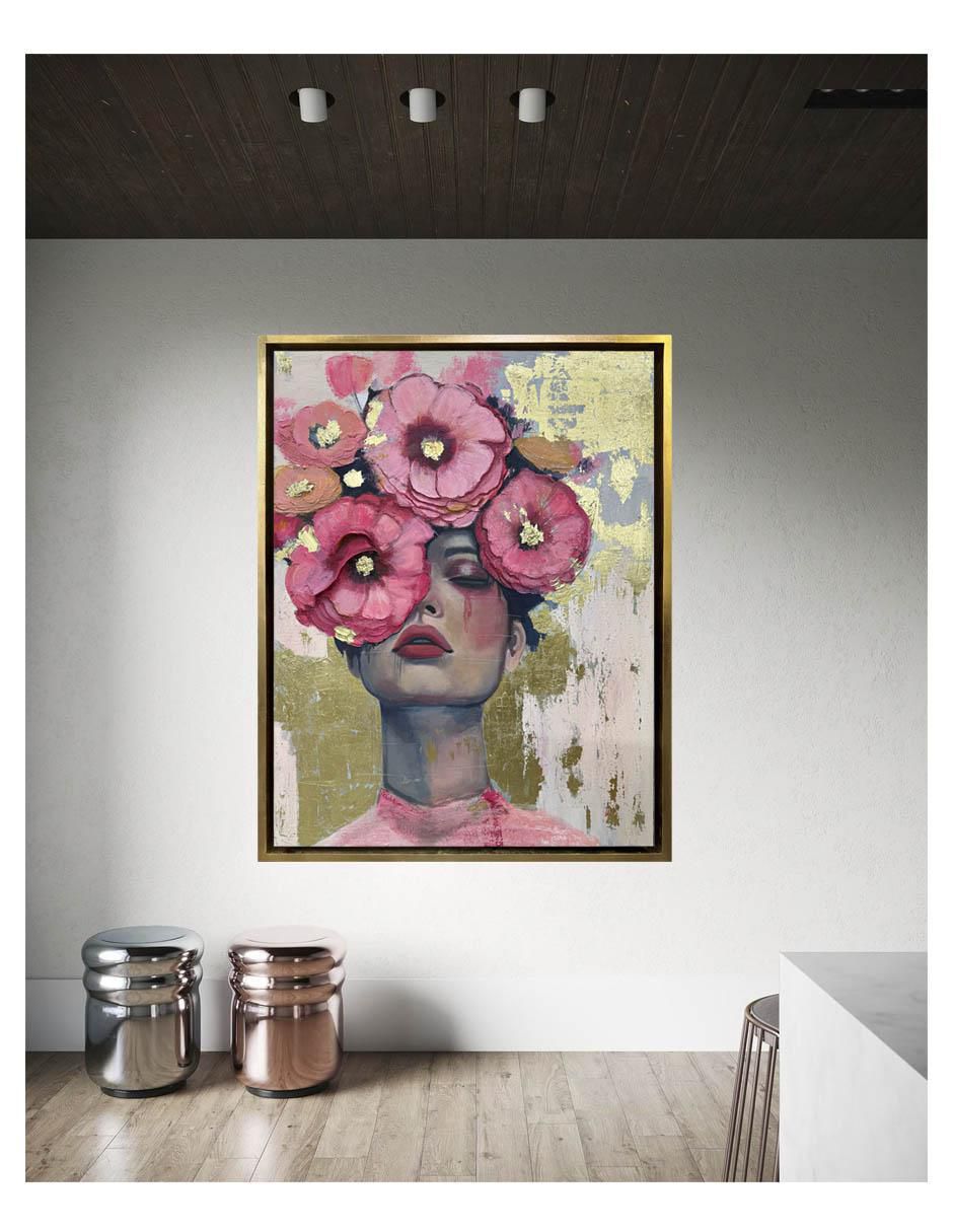 Pintura Jenni técnica acrílico Florales 3