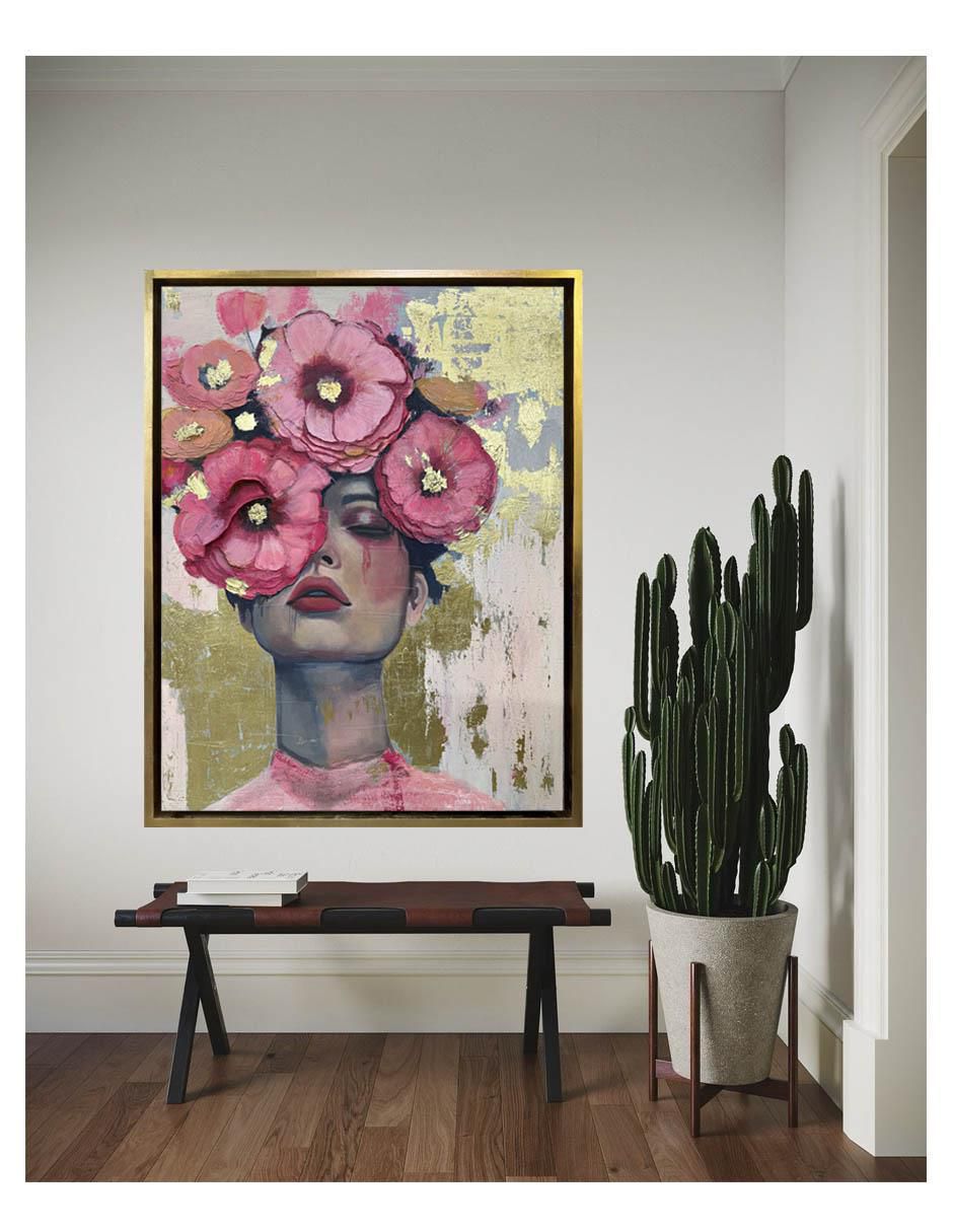 Pintura Jenni técnica acrílico Florales 4