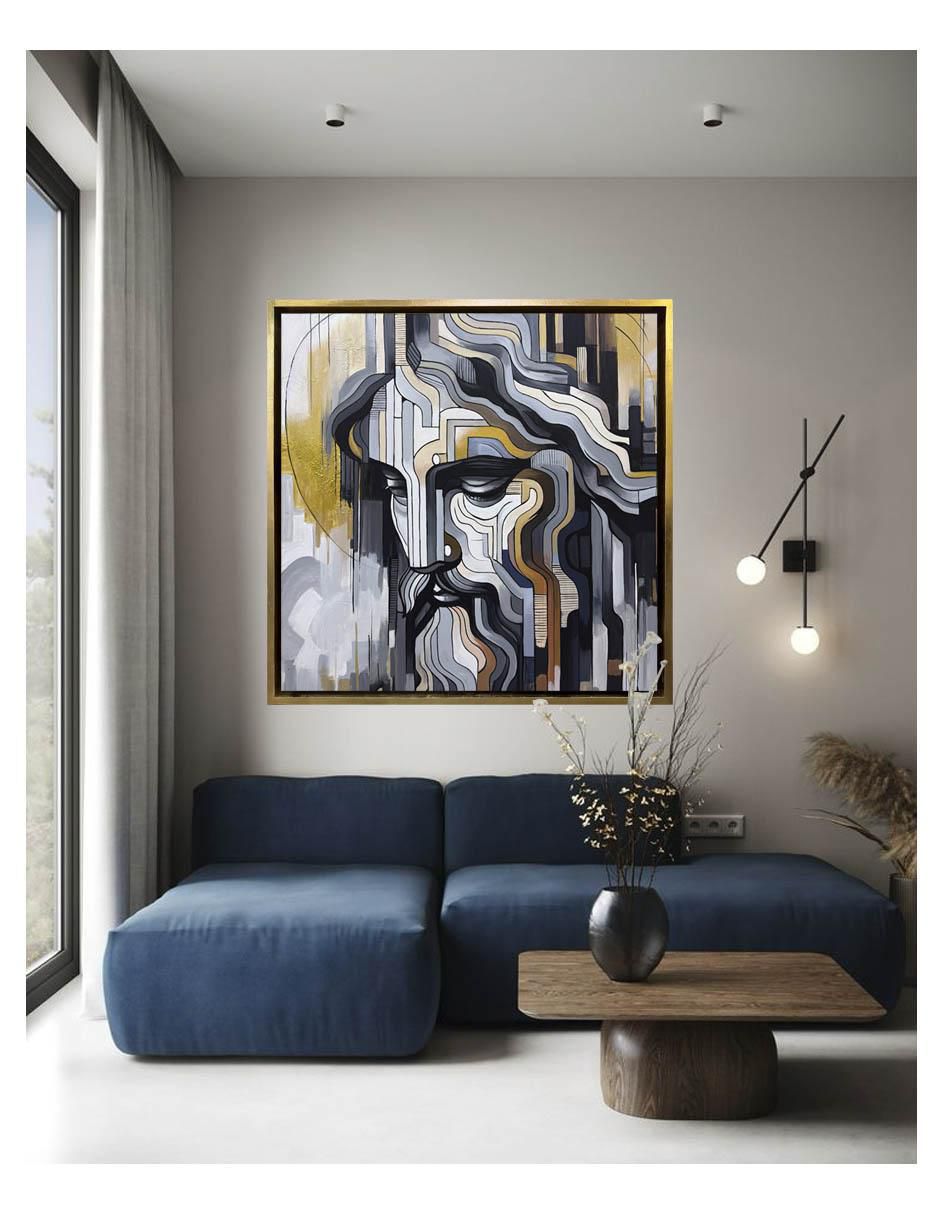 Pintura Jesus técnica acrílico Religiosos 2