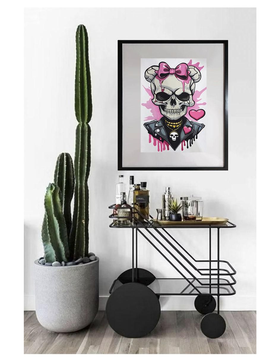 Pintura Darling técnica acrílico Pop 4