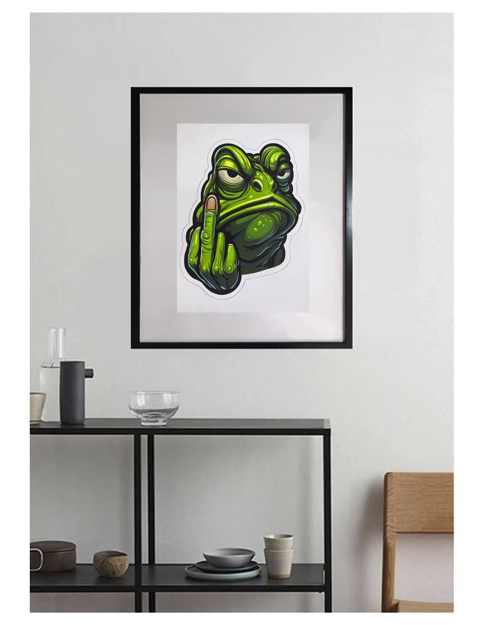Pintura Croac técnica acrílico Popanimal 2