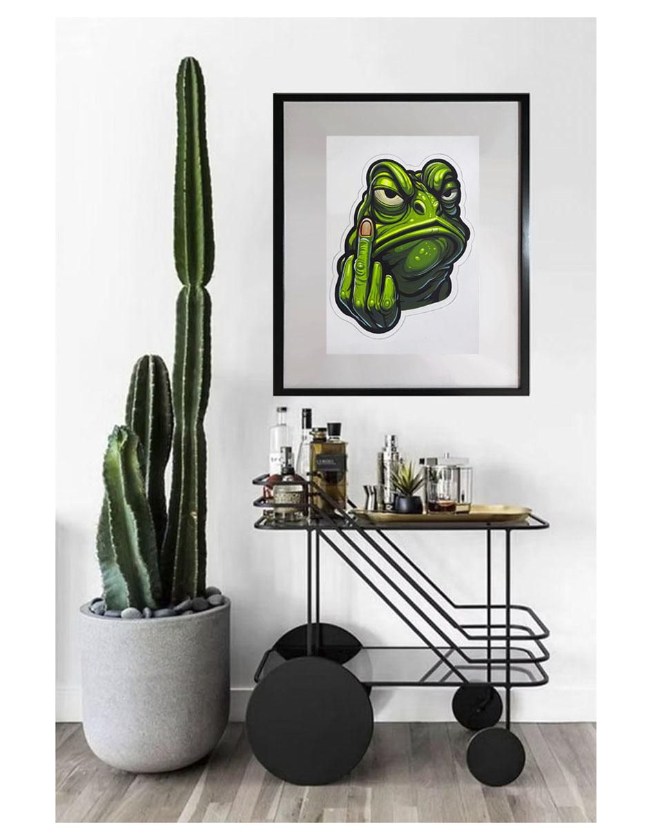 Pintura Croac técnica acrílico Popanimal 4