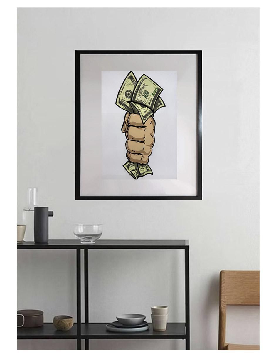 Pintura Money técnica acrílico Pop 3