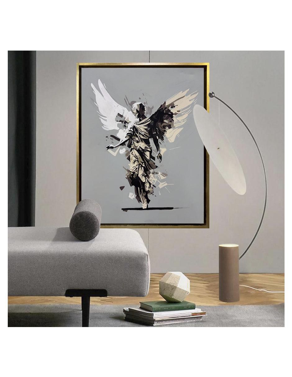 Pintura angel técnica acrílico Angel 2