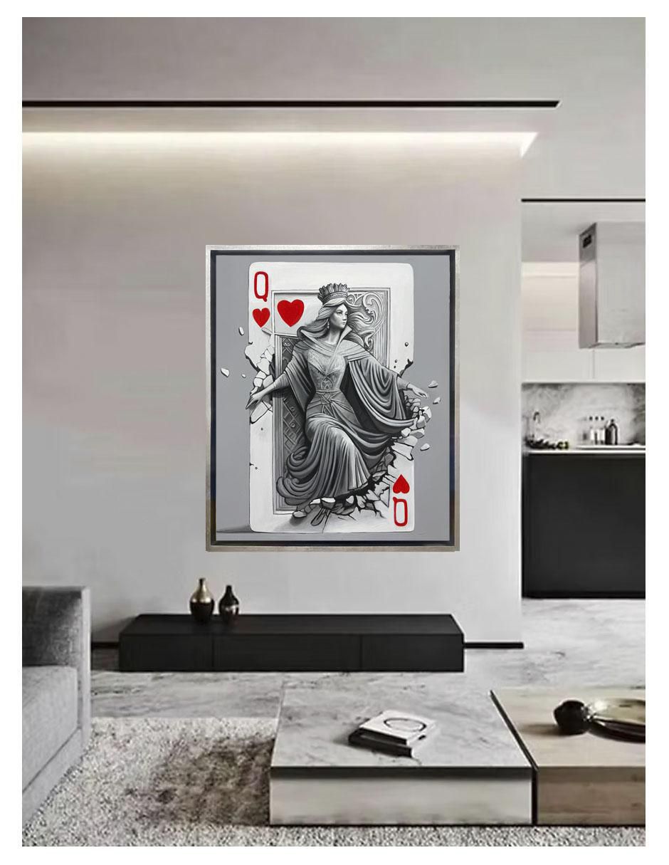 Pintura Queen técnica acrílico 2