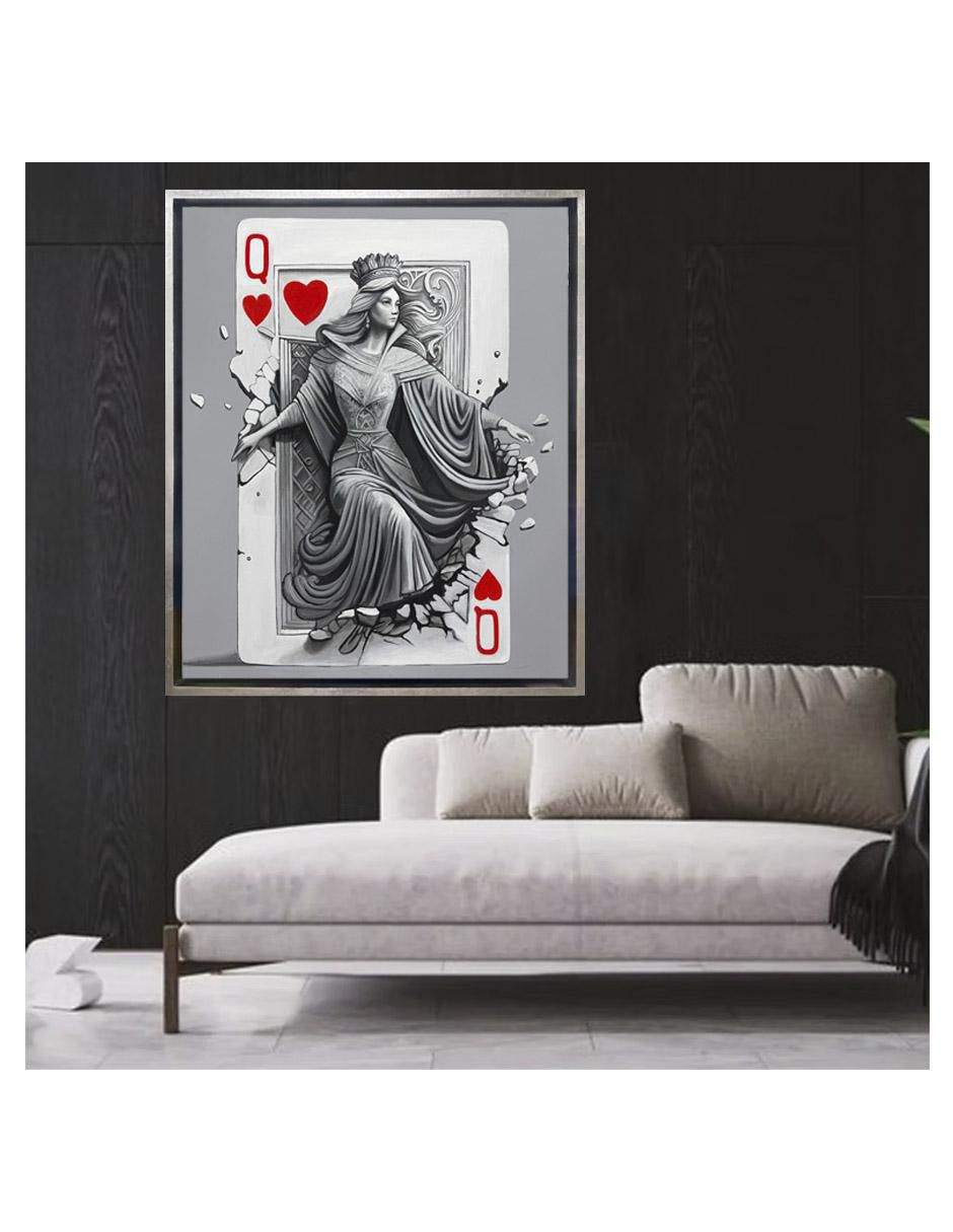 Pintura Queen técnica acrílico 3