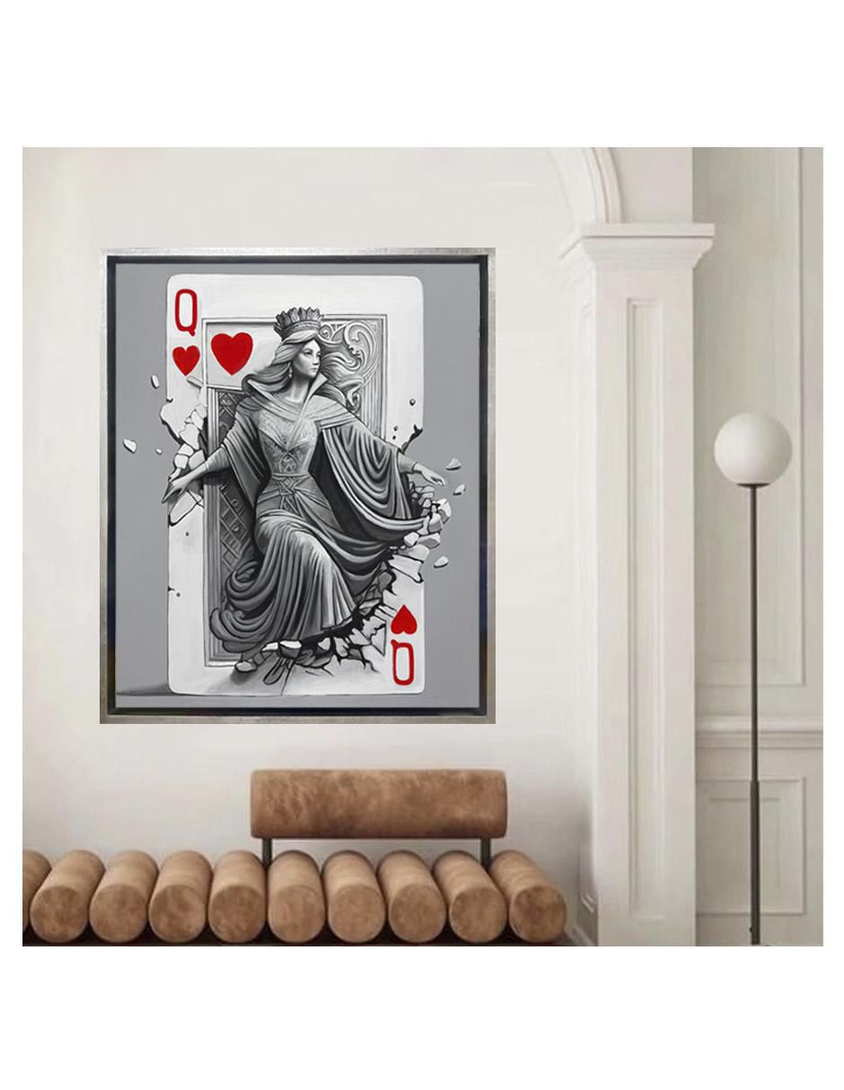 Pintura Queen técnica acrílico 5