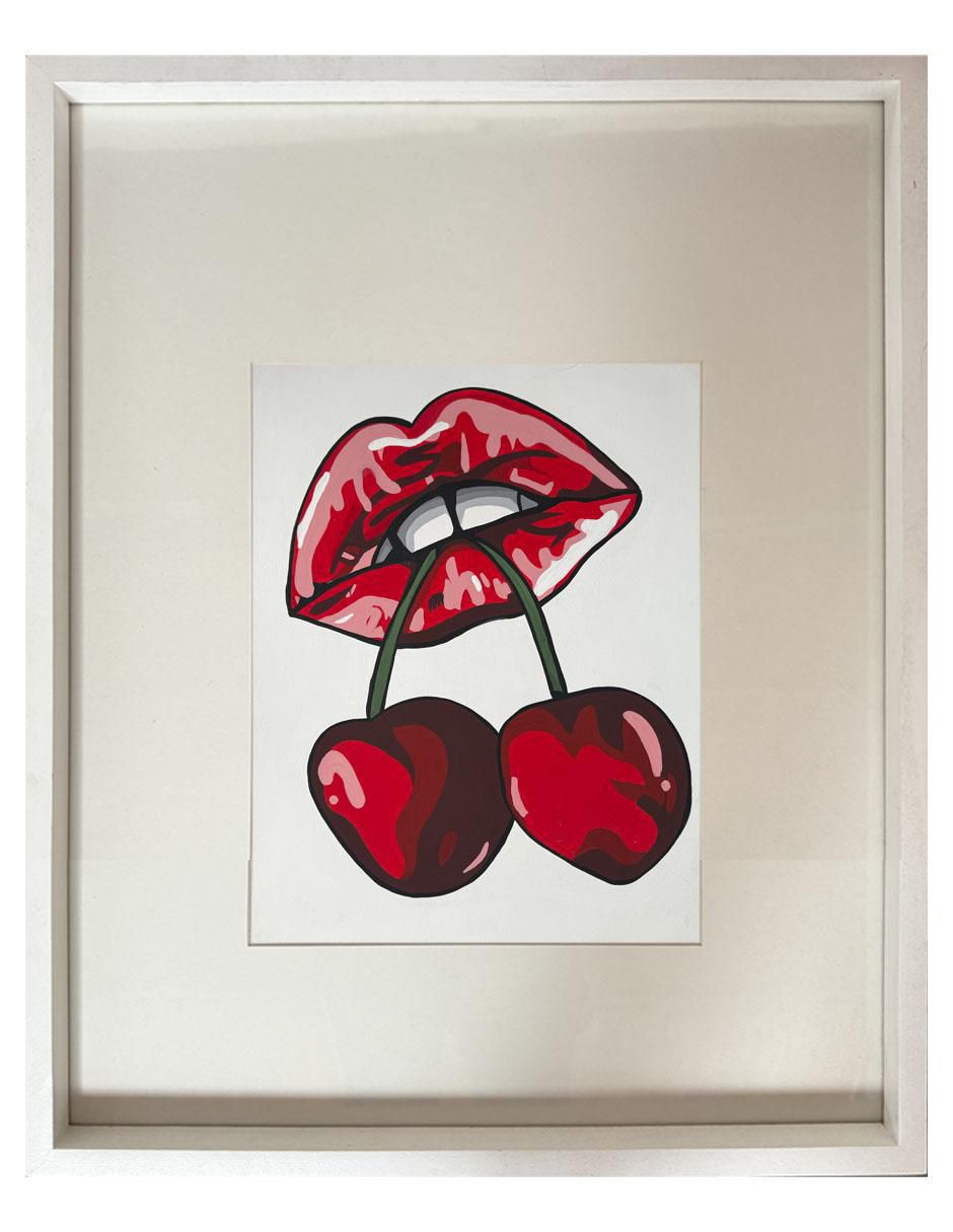 Pintura Cherrycherry técnica acrílico Pop
