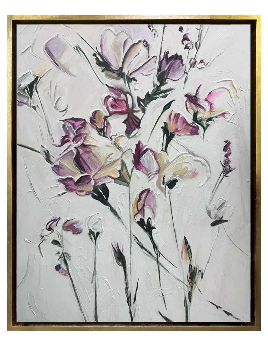 Pintura Remember técnica mixta Flores