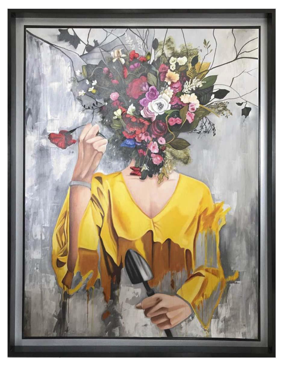 Pintura Actual Beauty II técnica óleo Lune Art Gallery