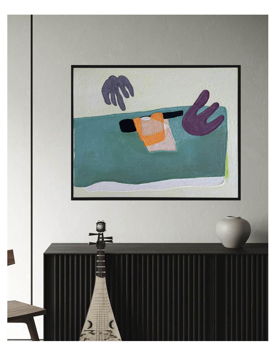 Pintura Nébula técnica mixta 4 vistas 3