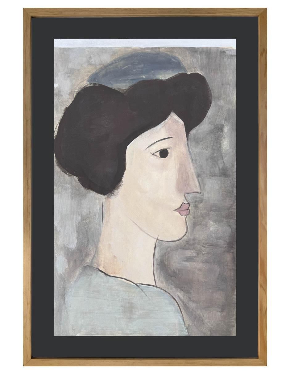 Pintura Bertha técnica acrílico Rostros