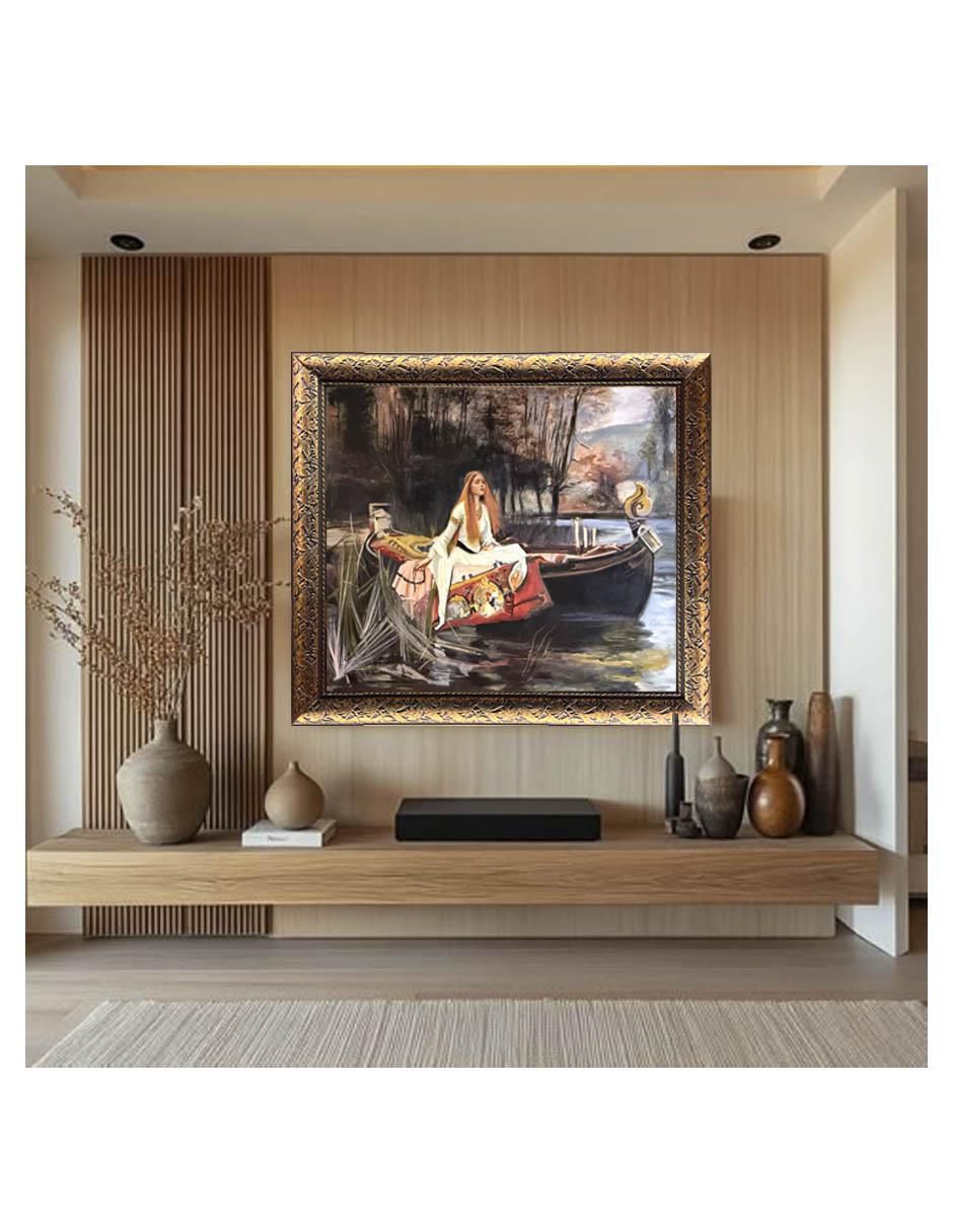 Pintura lady shalott técnica óleo reproducciones 4