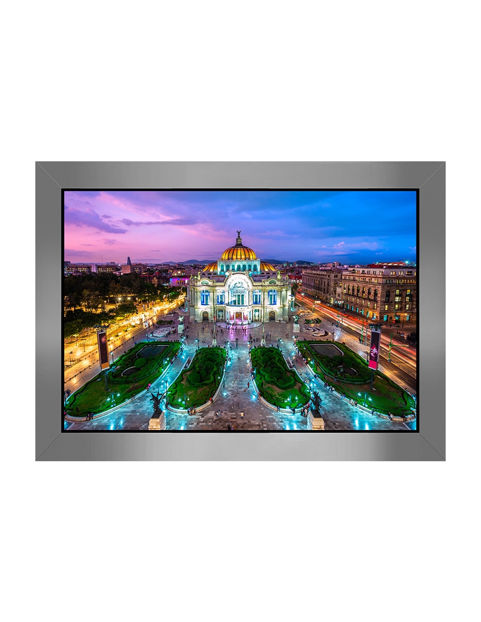 Litografía Palacio de Bellas Artes México técnica impresión