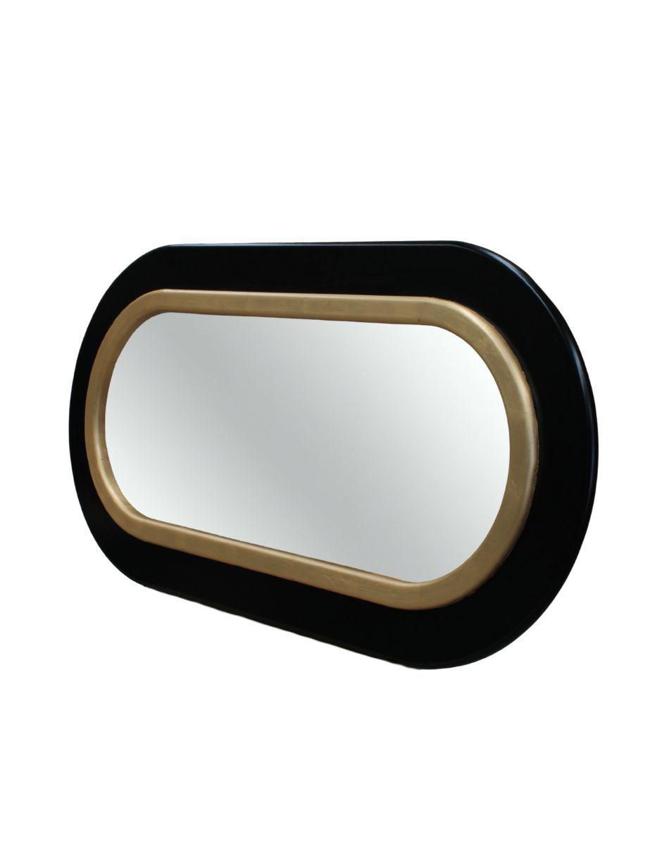 Espejo ovalado Dual Negro & Oro 2